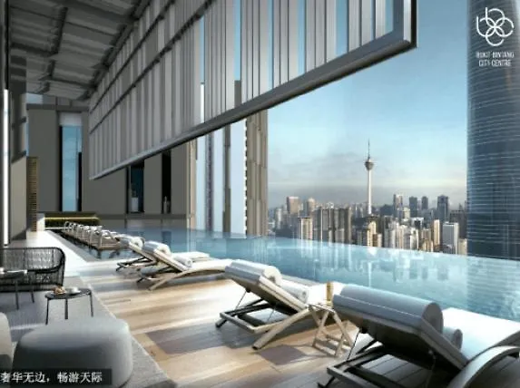 Lucentia 2Br Bbcc Lalaport 4Pax Klcc Infinity Pool Appartamento Kuala Lumpur